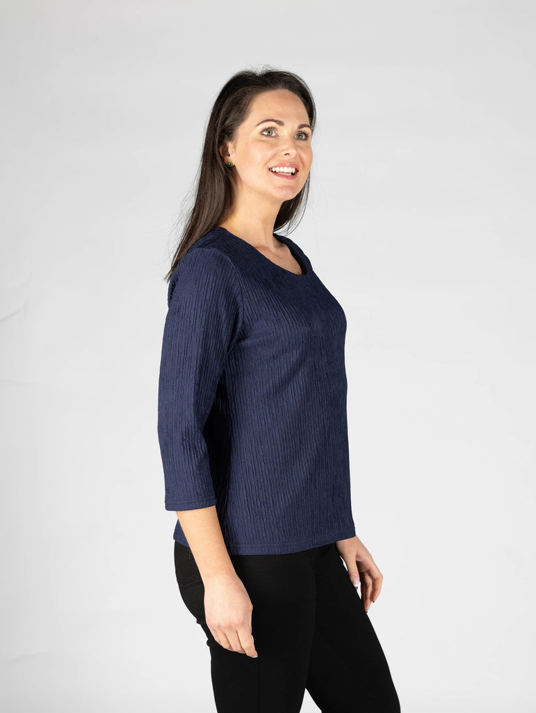 Textured Fabric top-Tops-Paco