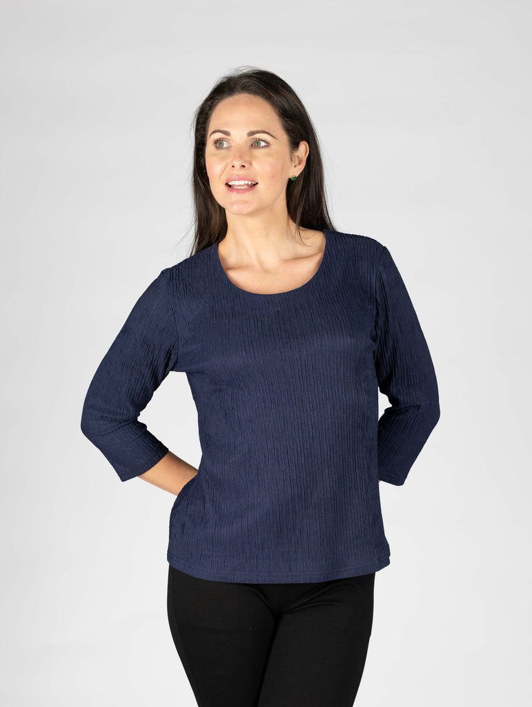 Textured Fabric top-Tops-Paco