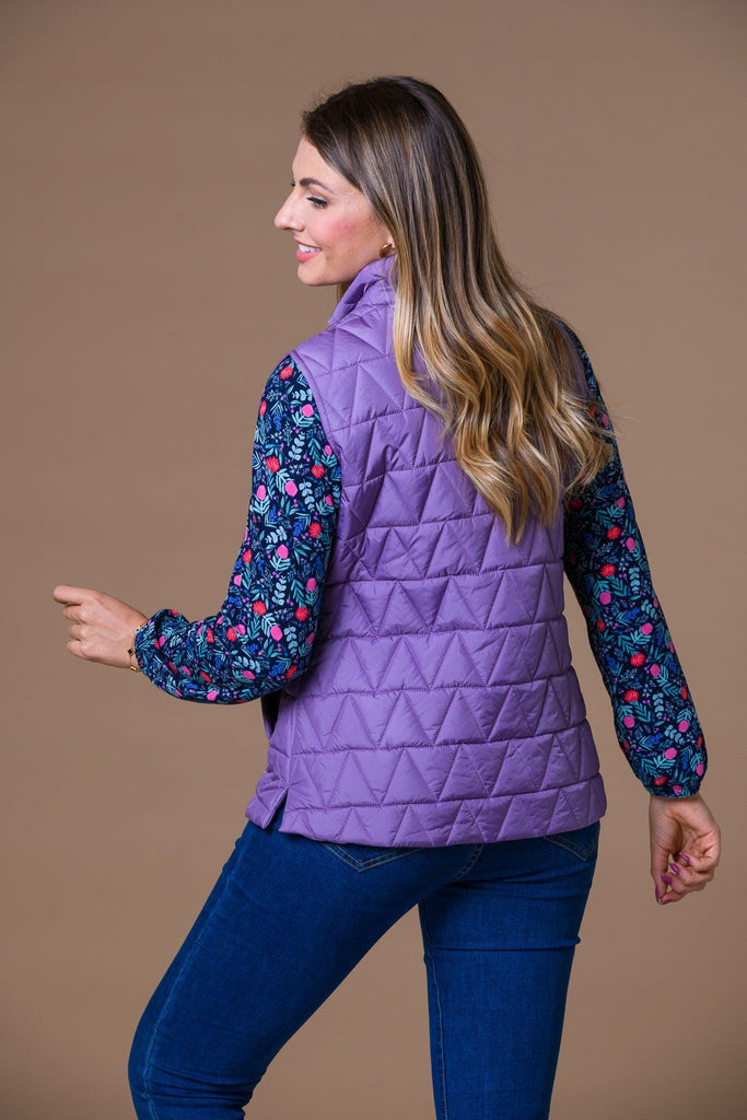 Triangle Quilt Gilet-Gilets-Paco