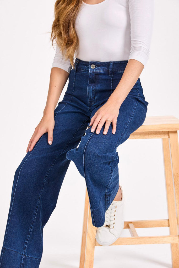 Wide Leg Jeans-Trousers-Paco