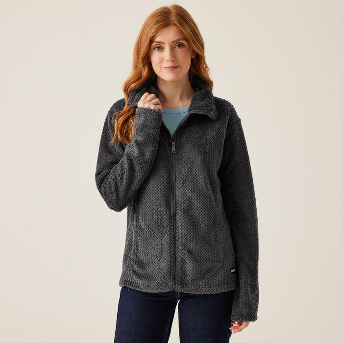 Women's Heidy Fluffy Full Zip Fleece-Fleece-Paco