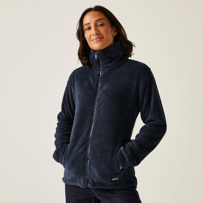 Women's Heidy Fluffy Full Zip Fleece-Fleece-Paco