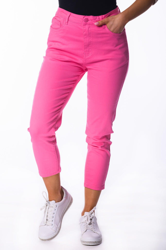 Comfort Colour Cut Off-Trousers-Paco
