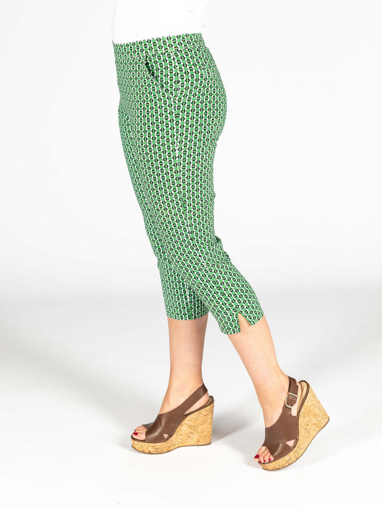 Print Cropped Trouser-Trousers-Paco