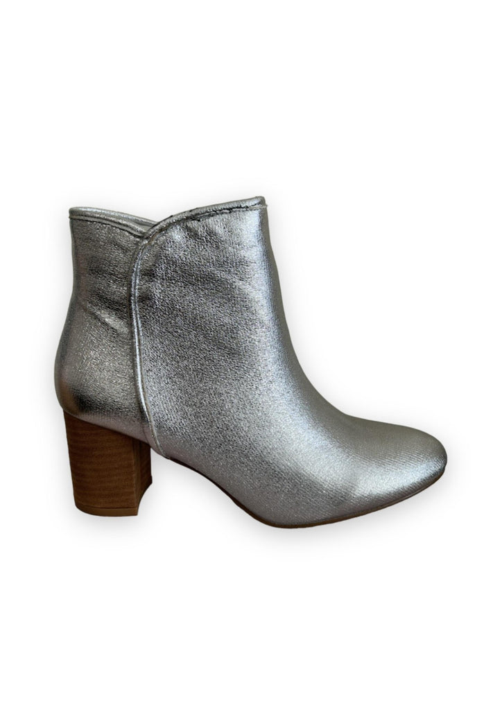 Silver Ankle Boot-Shoes-Paco